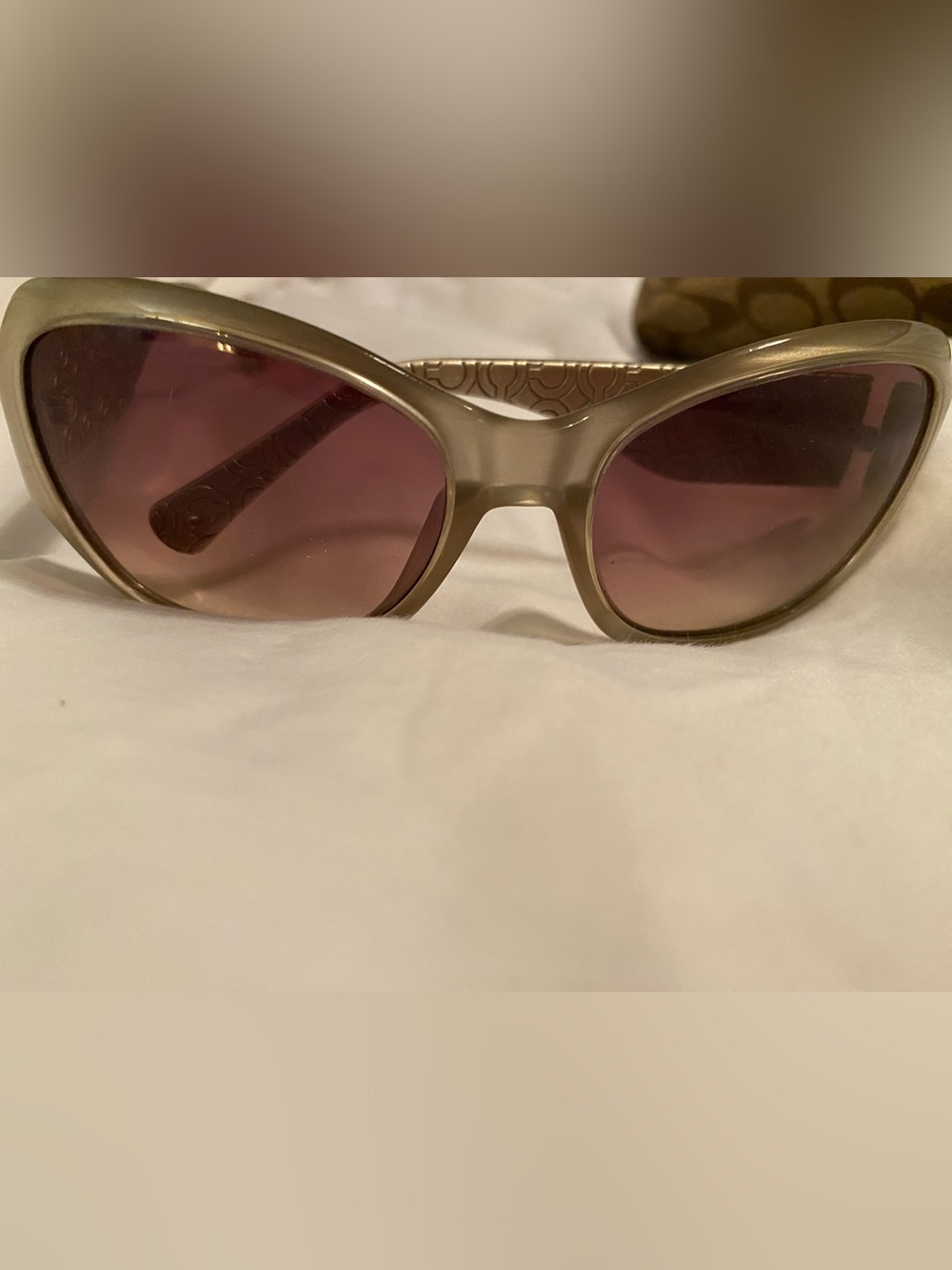COACH Delaney Champagne Sunglasses - Picture 3 of 6